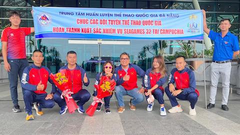 Tổ đi bộ của điền kinh Việt Nam đã có mặt tại Campuchia